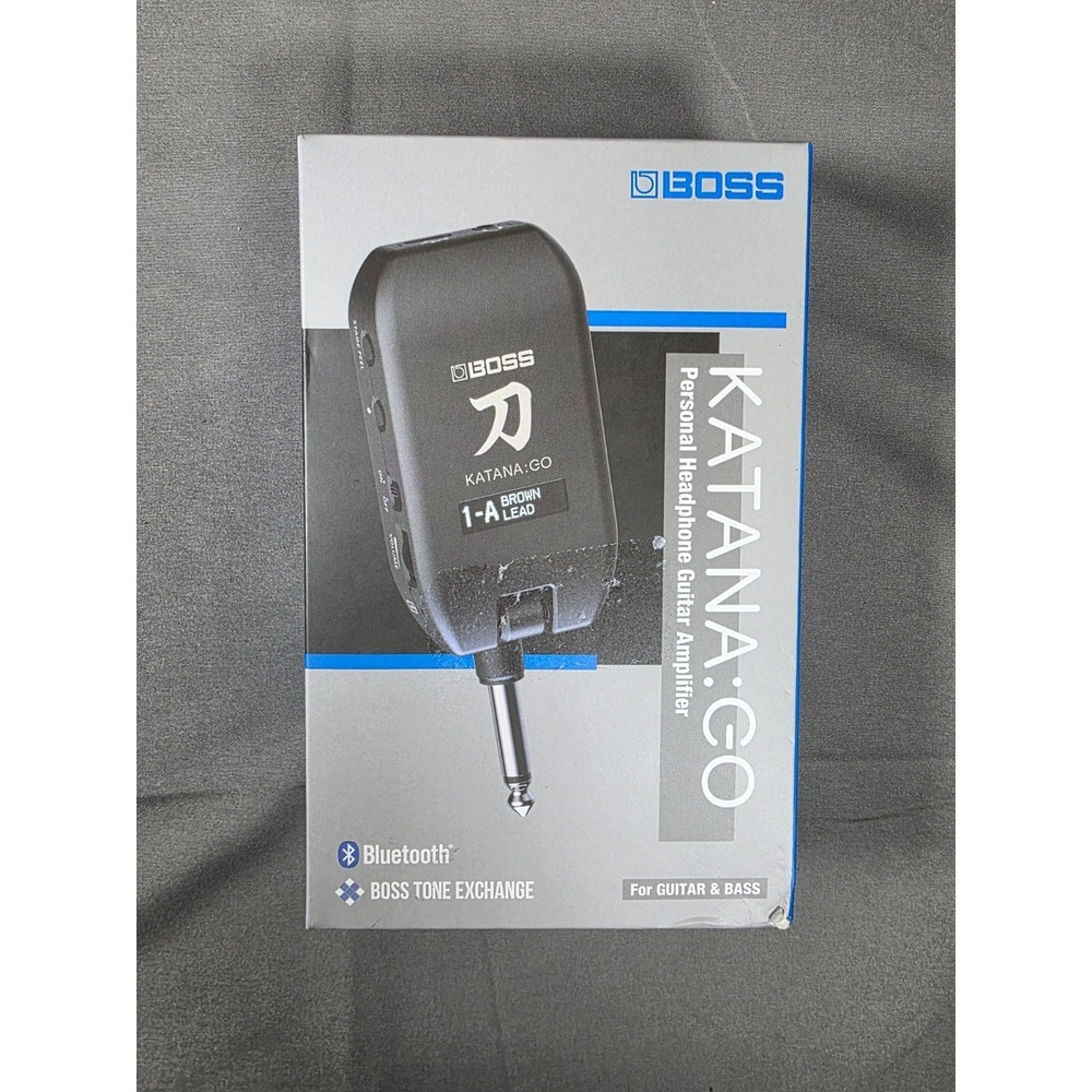 BOSS KATANA:GO Rechargeable Personal Mini Guitar Headphone Amplifier (KTN-GO2)
